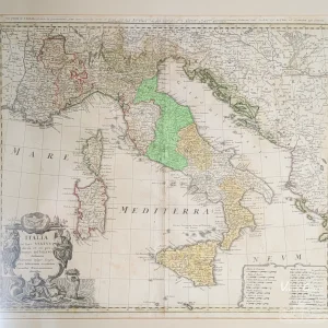 Carte de l'État pontifical de 1742 Carte de l'État pontifical de 1742